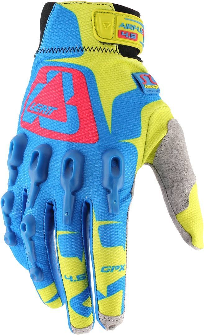Leatt GPX 4.5 Lite Handschuhe, rot-blau-gelb, Gre XS, rot-blau-gelb, Gre XS
