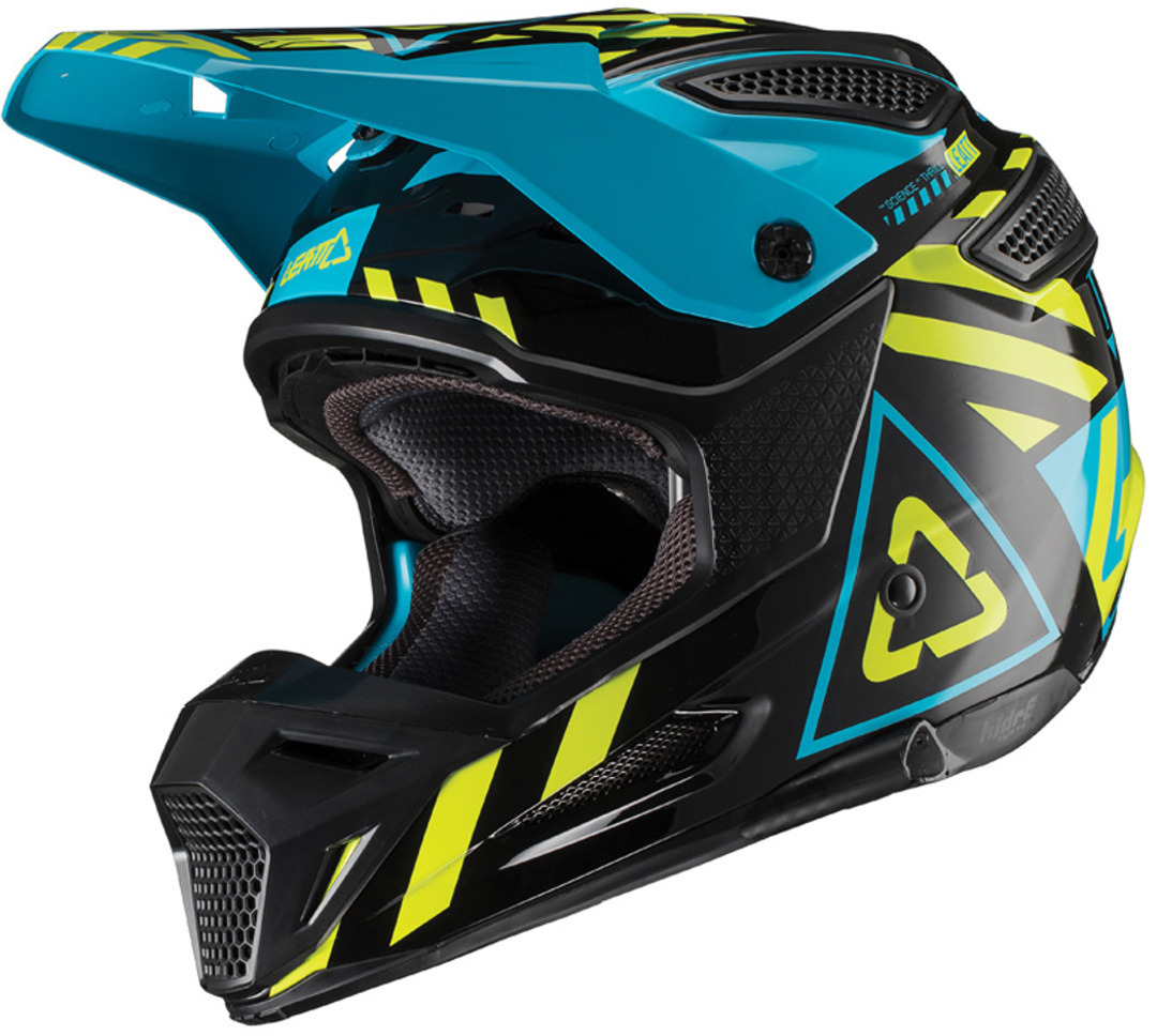 Leatt GPX 5.5 Composite V19.1 Motocross Helm, schwarz-grn, Gre L, schwarz-grn, Gre L