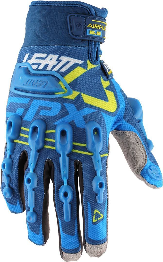 Leatt GPX 5.5 Windblock Handschuhe, blau-gelb, Gre XS, blau-gelb, Gre XS