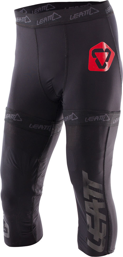 Leatt Knee Brace Shorts, schwarz-rot, Größe XL 2XL, schwarz-rot, Größe XL 2XL