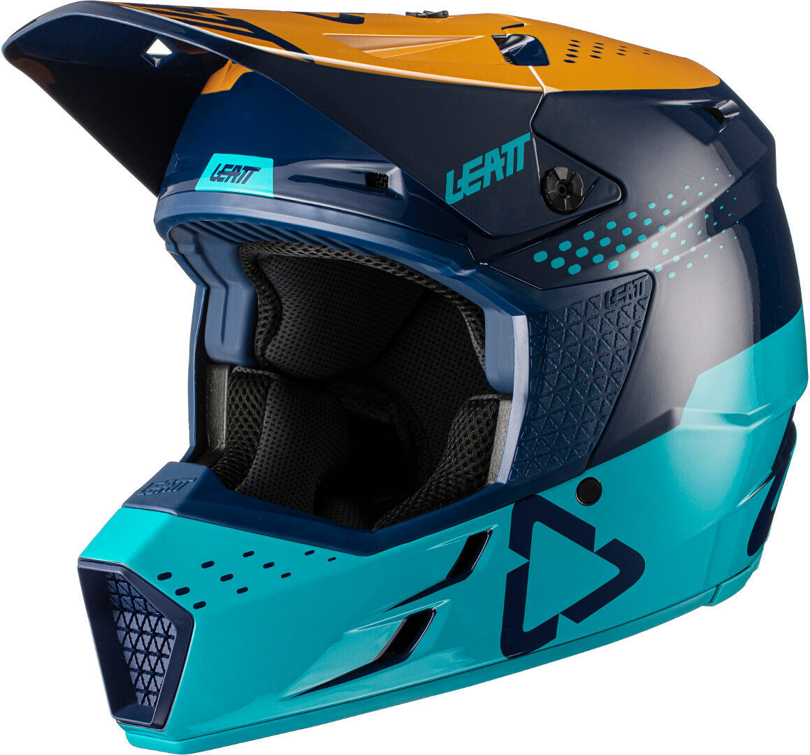 Leatt Moto 3.5 V21.4 Horizontal Motocross Helm, blau, Gre 2XL, blau, Gre 2XL