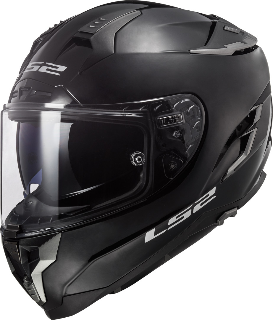 LS2 FF327 Challenger Solid Helm, schwarz, Größe XS, schwarz, Größe XS