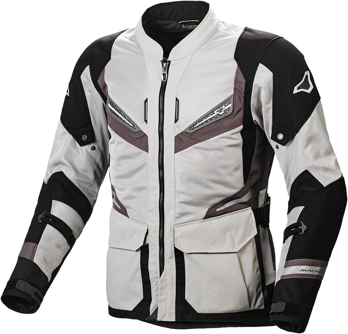 Macna Aerocon Motorrad Textiljacke, grau, Gre 2XL, grau, Gre 2XL