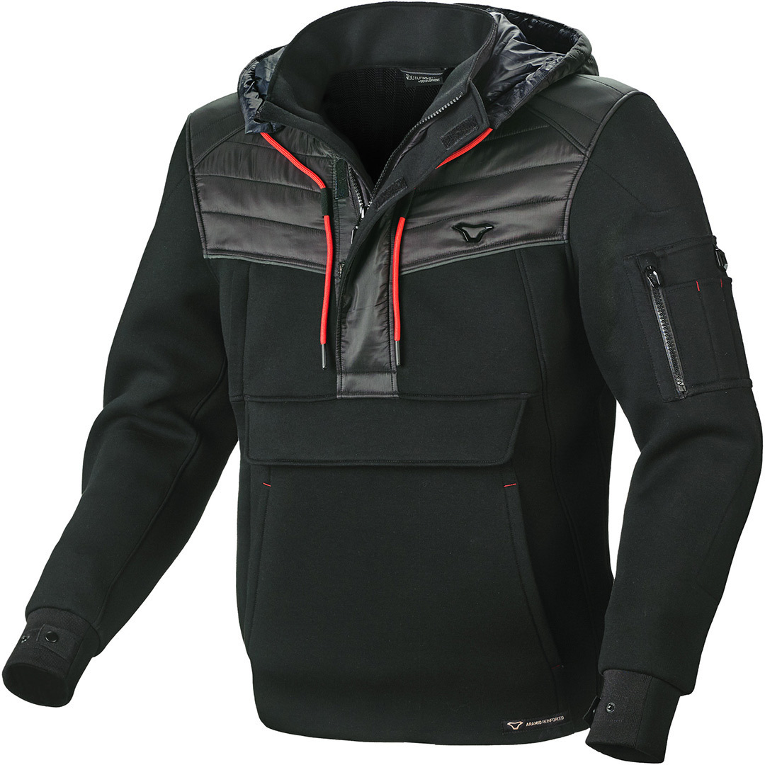 Macna Aron Motorrad Textiljacke, schwarz, Gre 3XL, schwarz, Gre 3XL