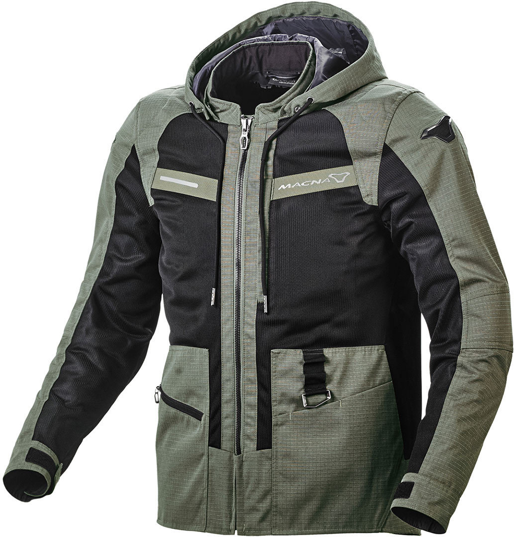 Macna Chinook Motorrad Textiljacke, grn, Gre 3XL, grn, Gre 3XL