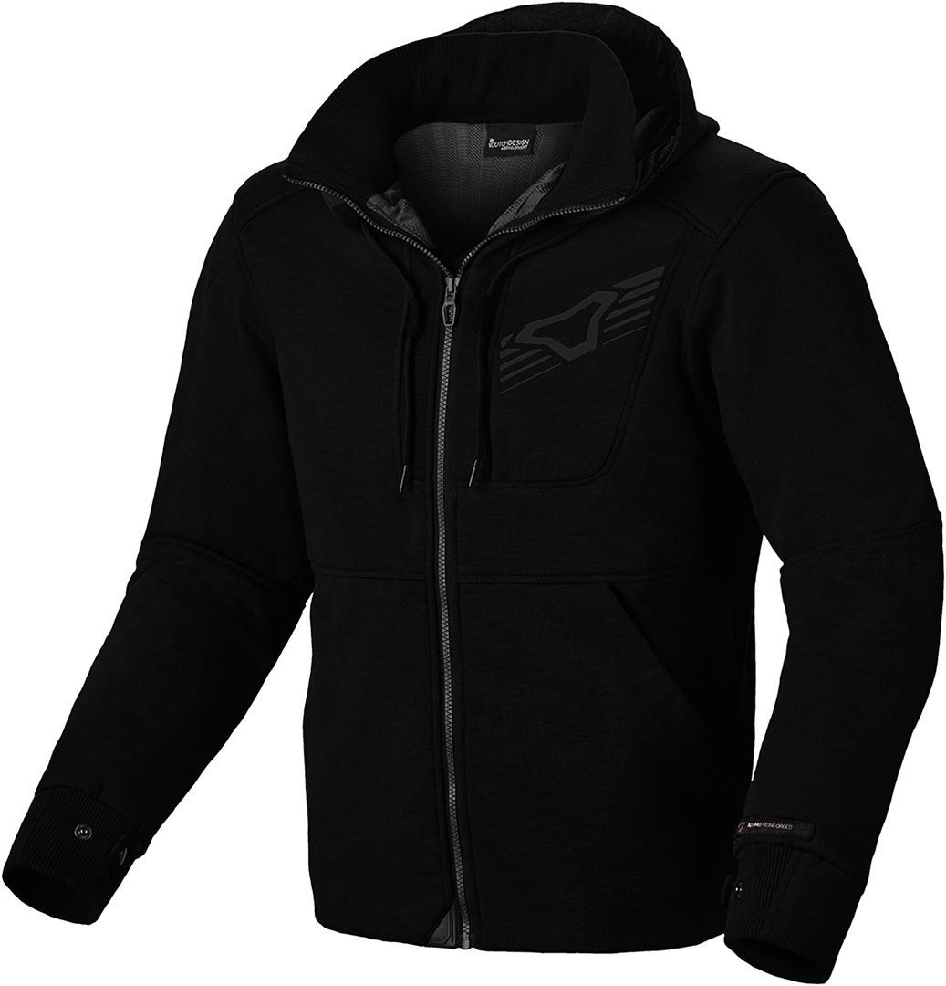 Macna District Motorrad Textiljacke, schwarz, Gre L, schwarz, Gre L