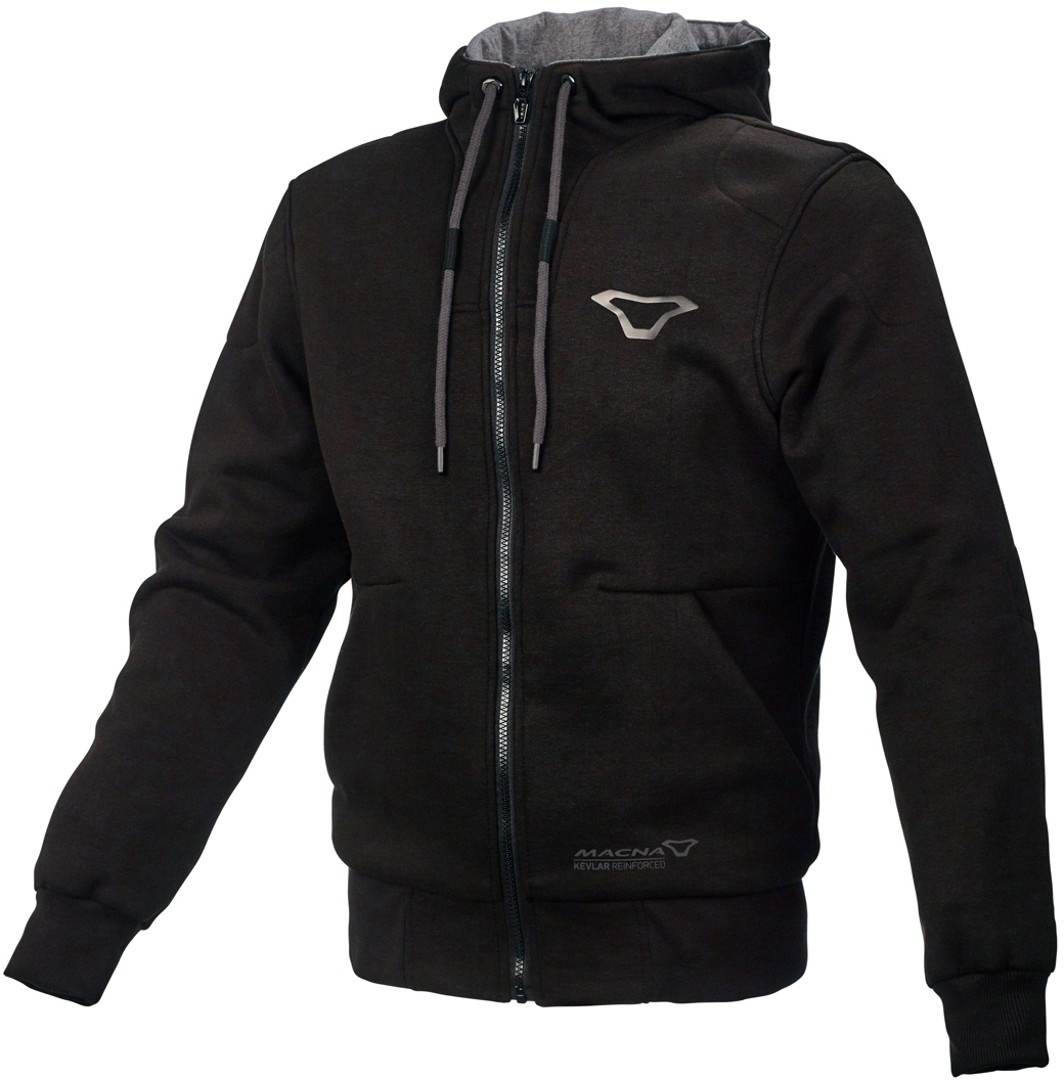 Macna Nuclone Motorrad Zip Hoodie, schwarz, Gre XL, schwarz, Gre XL