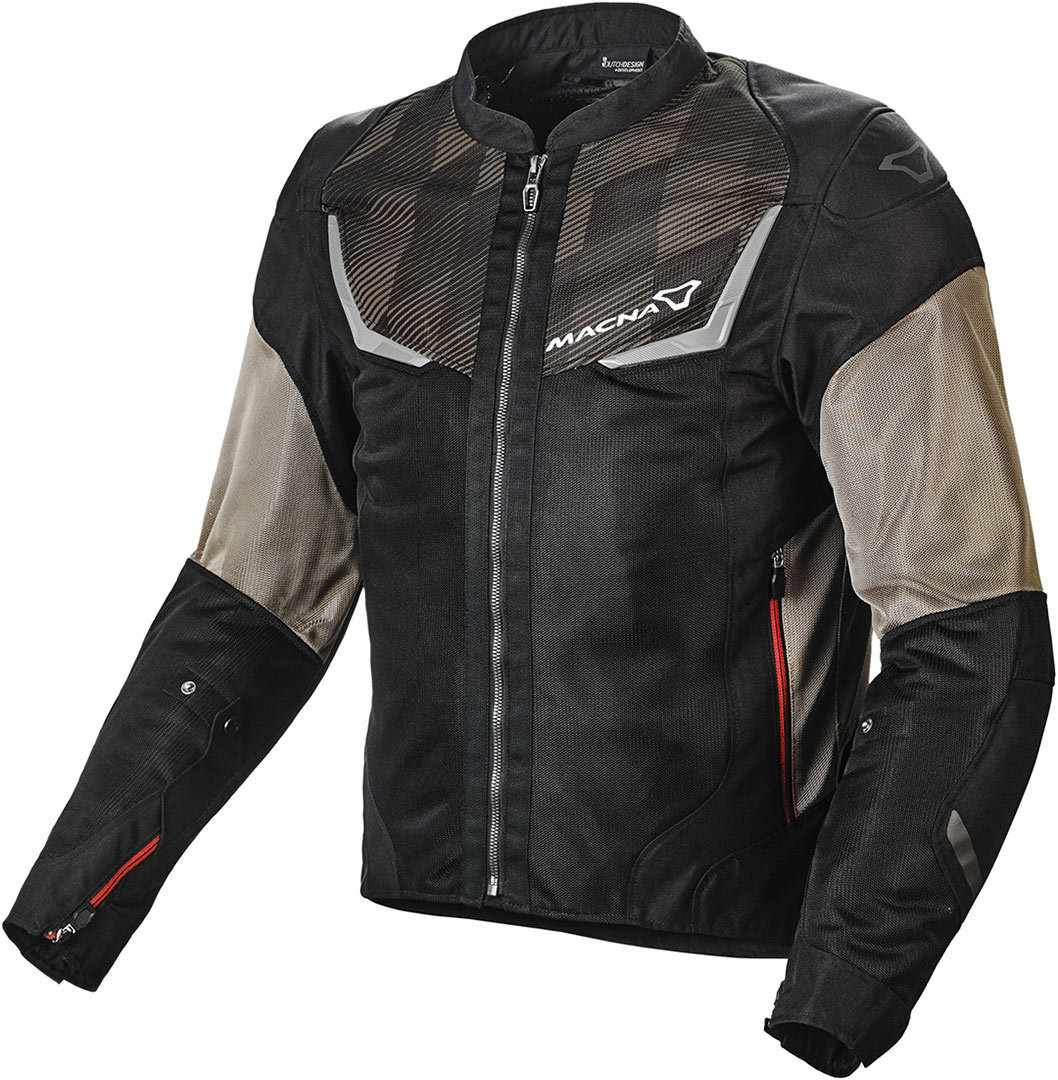 Macna Orcano Motorrad Textiljacke, schwarz-braun, Gre 3XL, schwarz-braun, Gre 3XL