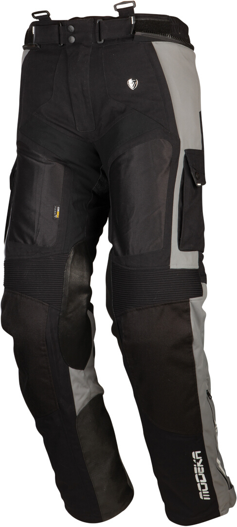 Modeka AFT Air Motorrad Textilhose, schwarz-grau, Gre 2XL, schwarz-grau, Gre 2XL