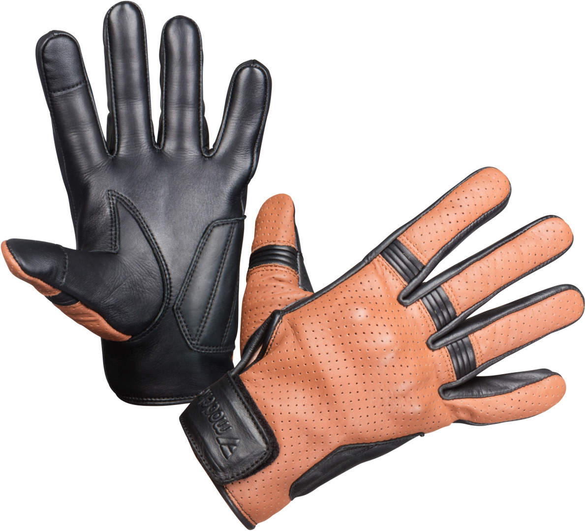 Modeka Hot Two Motorradhandschuhe, schwarz-braun, Gre L, schwarz-braun, Gre L