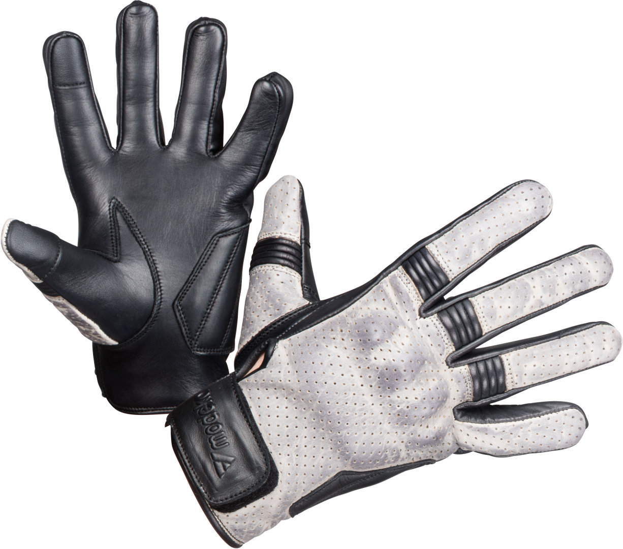 Modeka Hot Two Motorradhandschuhe, schwarz-grau, Größe 4XL, schwarz-grau, Größe 4XL
