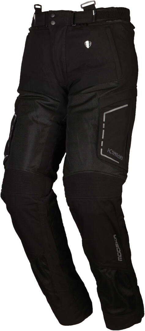 Modeka Khao Air Motorrad Textilhose, schwarz, Größe S, schwarz, Größe S