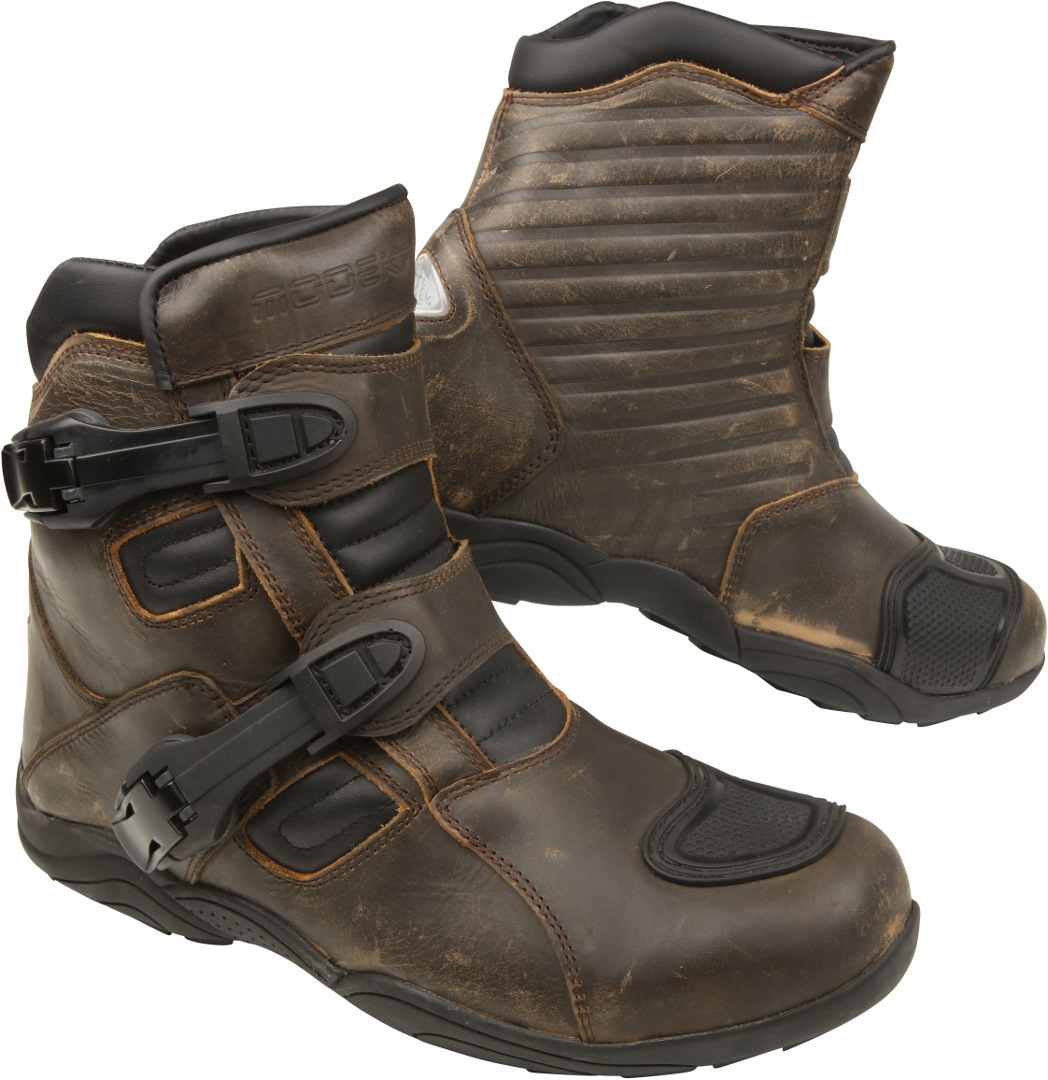 Modeka Muddy Track II Evo Motorradstiefel, braun, Gre 47, braun, Gre 47 unter Bekleidung