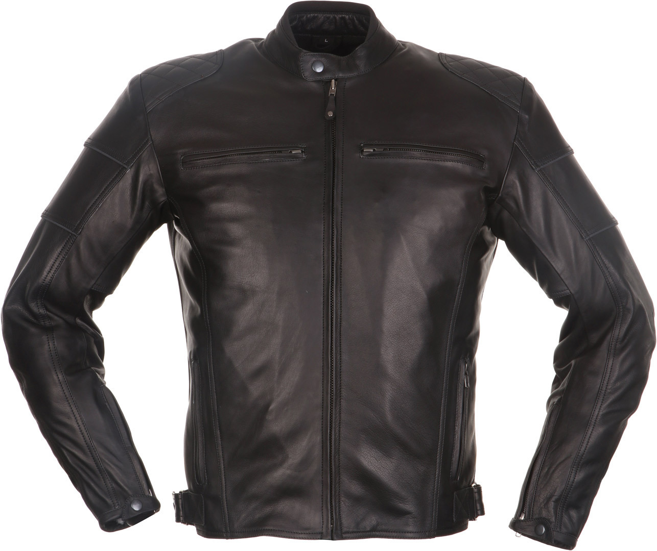 Modeka Ruven Motorrad Lederjacke, schwarz, Größe 4XL, schwarz, Größe 4XL