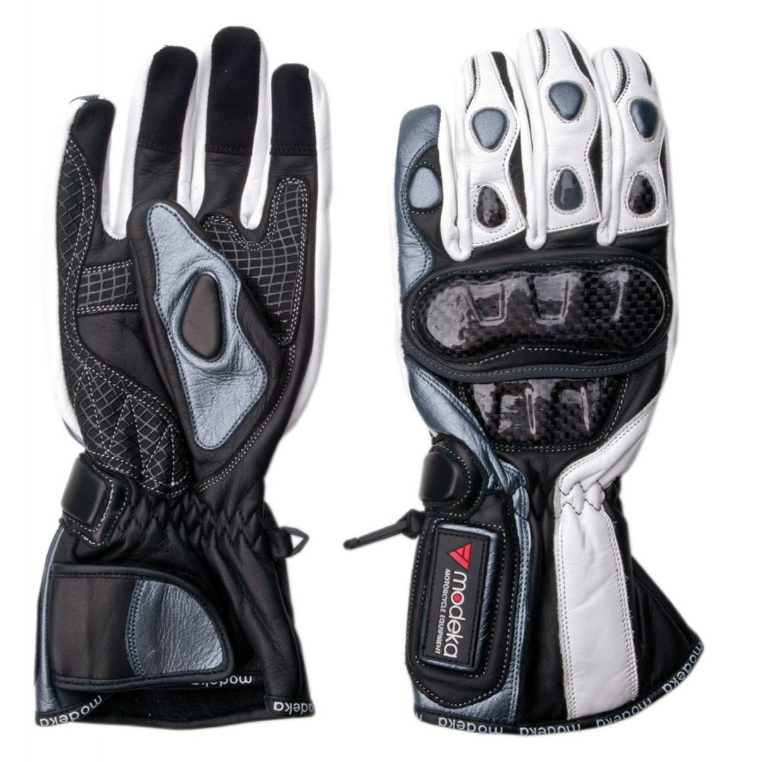 Modeka Sportie Handschuhe, schwarz-weiss, Gre S M, schwarz-weiss, Gre S M