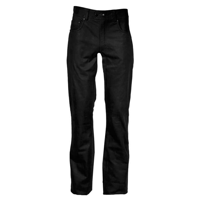 Modeka Stemp Lederhose, schwarz, Größe 52, schwarz, Größe 52
