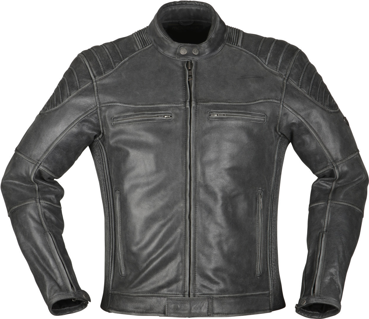 Modeka Vincent Aged Motorrad Lederjacke, schwarz, Gre 6XL, schwarz, Gre 6XL