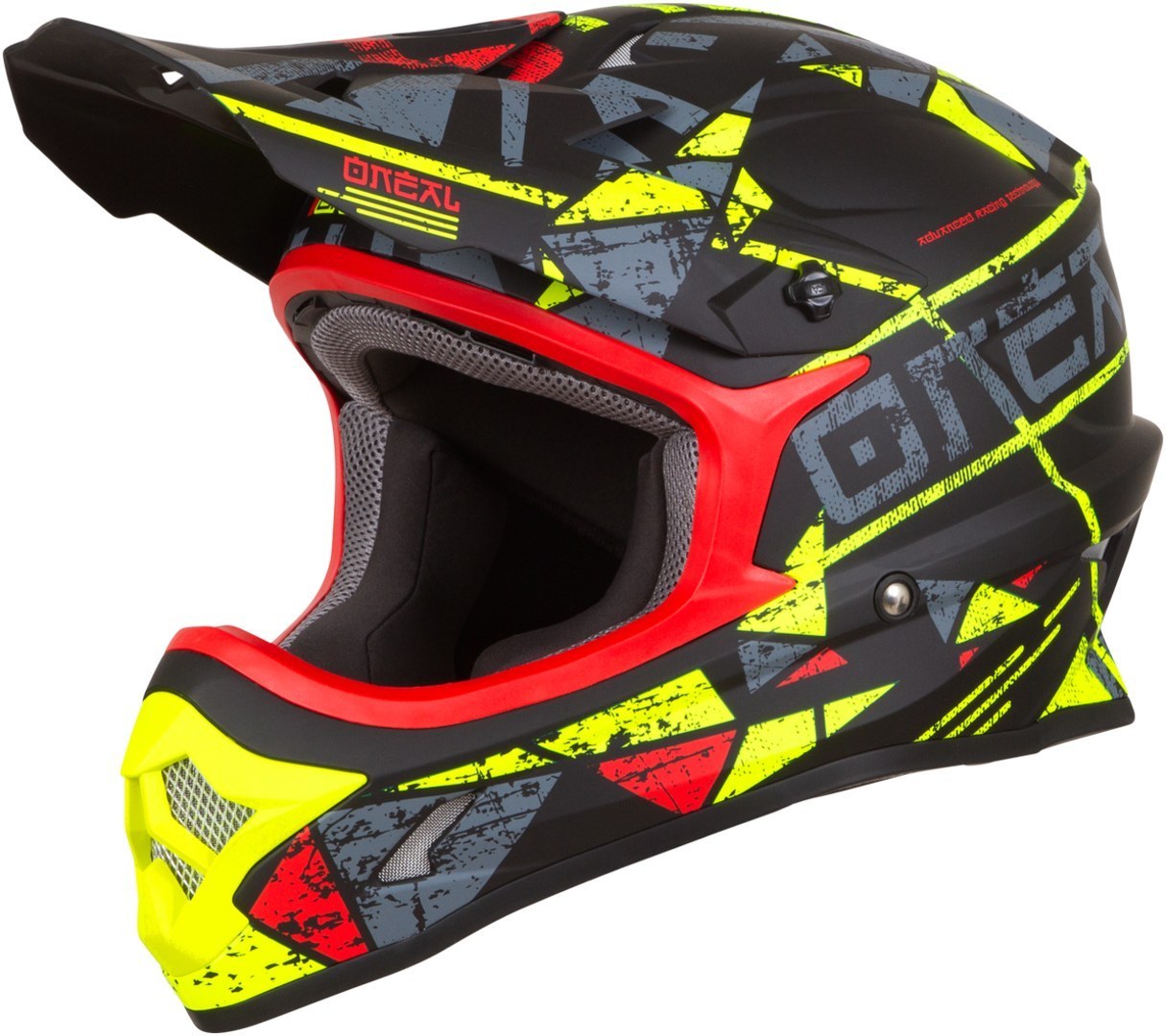 Oneal 3Series Zen Motocross Helm, gelb, Gre S, gelb, Gre S