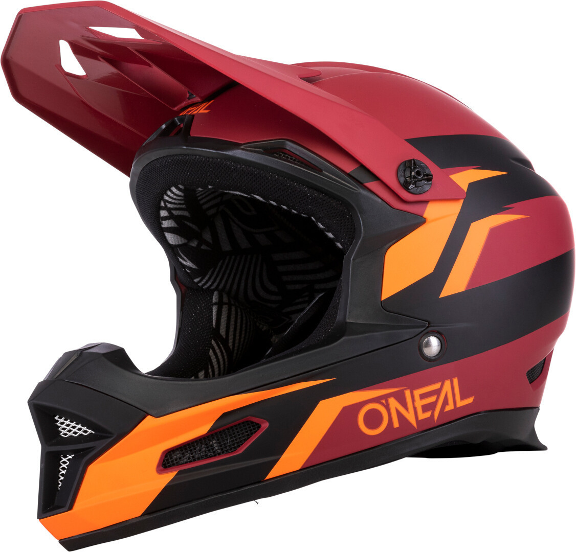 Oneal Fury Stage Downhill Helm, rot-orange, Gre XS, rot-orange, Gre XS
