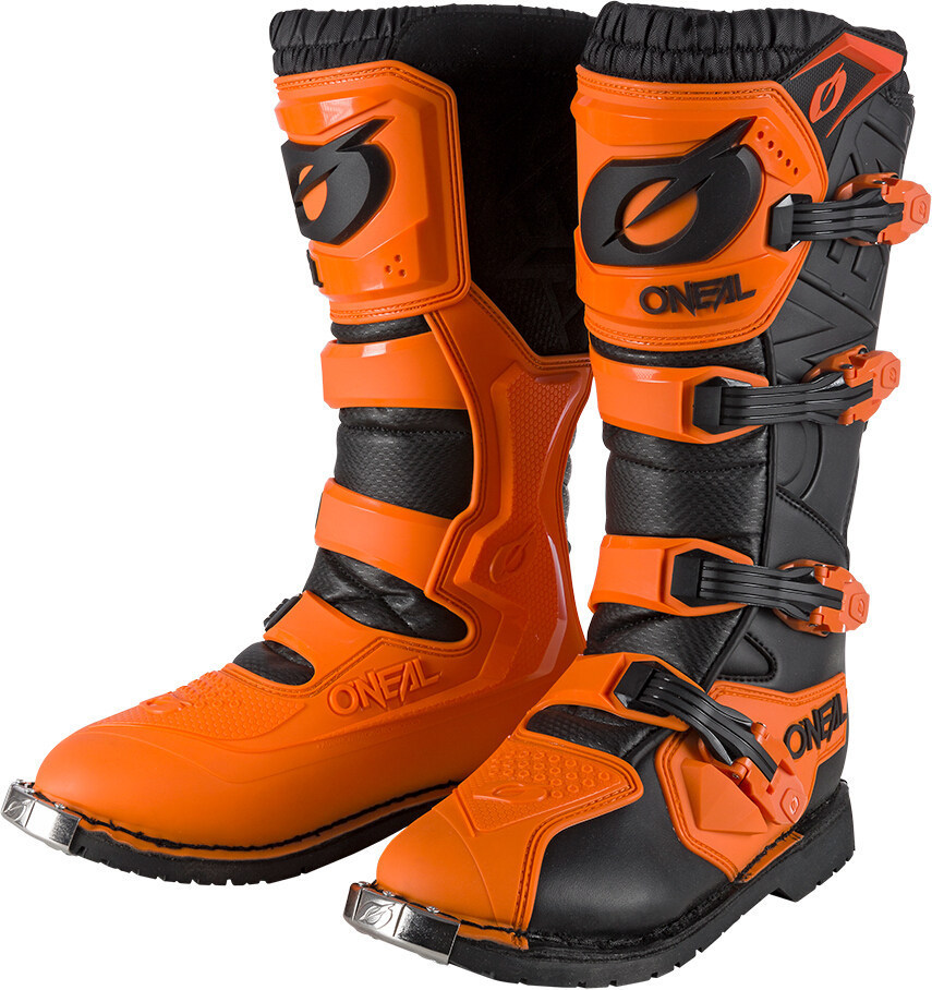 Oneal Rider Pro Motocross Stiefel, orange, Größe 45, orange, Größe 45