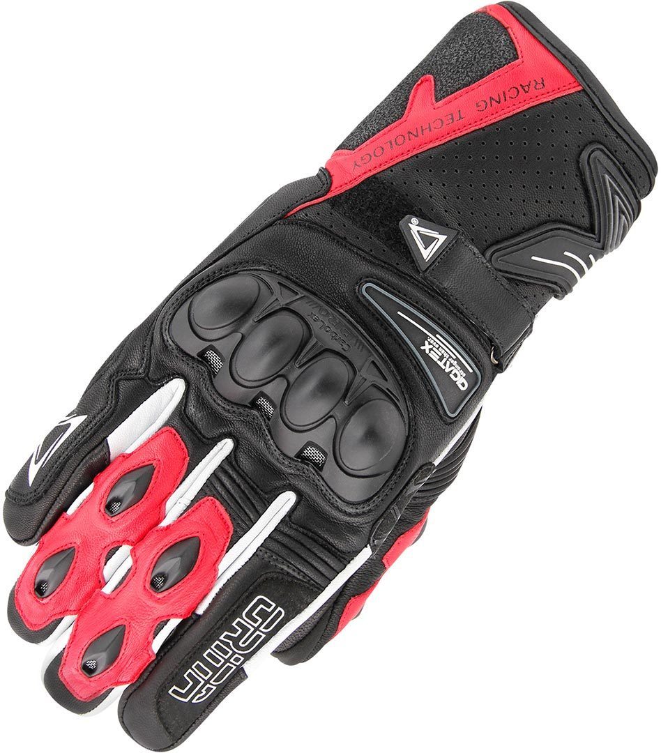 Orina Stream Handschuhe, schwarz-rot, Größe M, schwarz-rot, Größe M