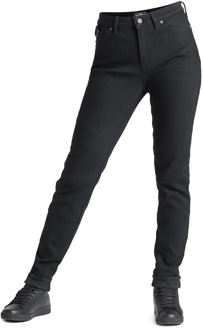 Pando Moto Kissaki DYN 01 Damen Motorradjeans, schwarz, Gre 24, schwarz, Gre 24 unter Bekleidung