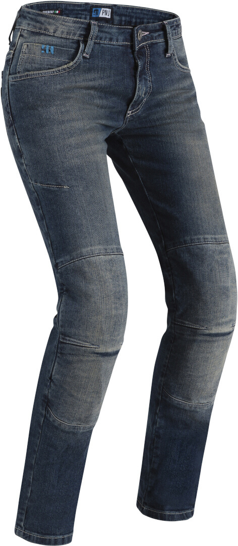 PMJ Florida Comfort Damen Motorradjeans, blau, Gre 34, blau, Gre 34