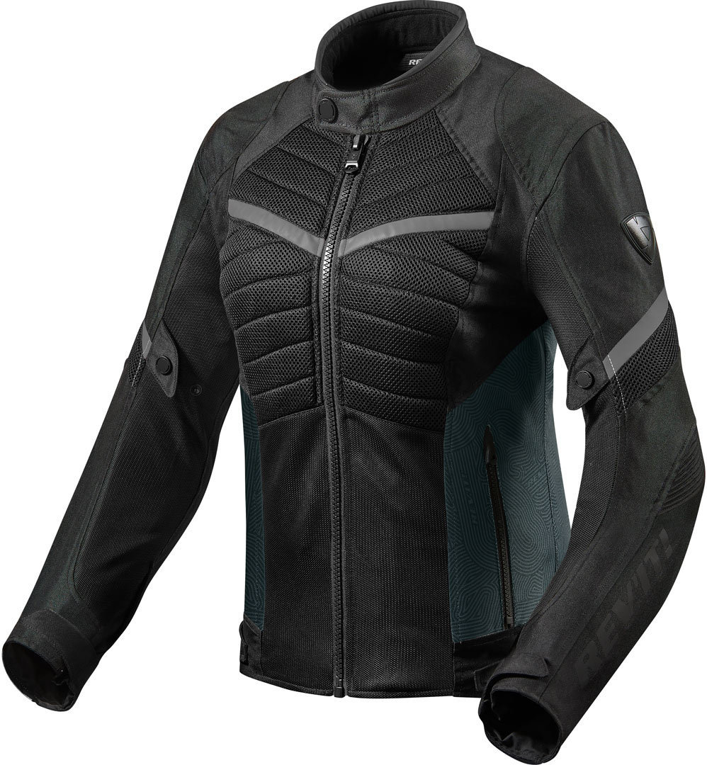 Revit Arc Air Damen Motorrad Textiljacke, schwarz, Größe 36, schwarz, Größe 36