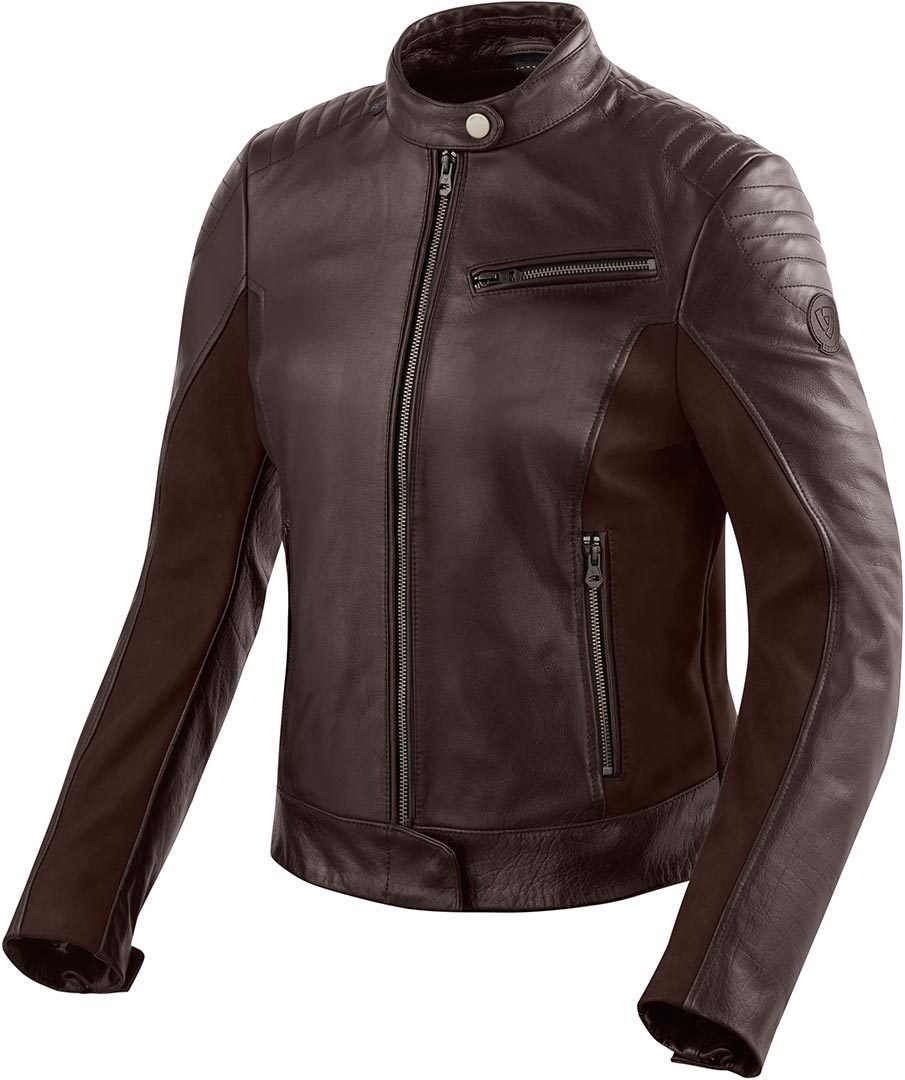 Revit Clare Ladies Damen Motorrad Lederjacke, braun, Gre 40, braun, Gre 40