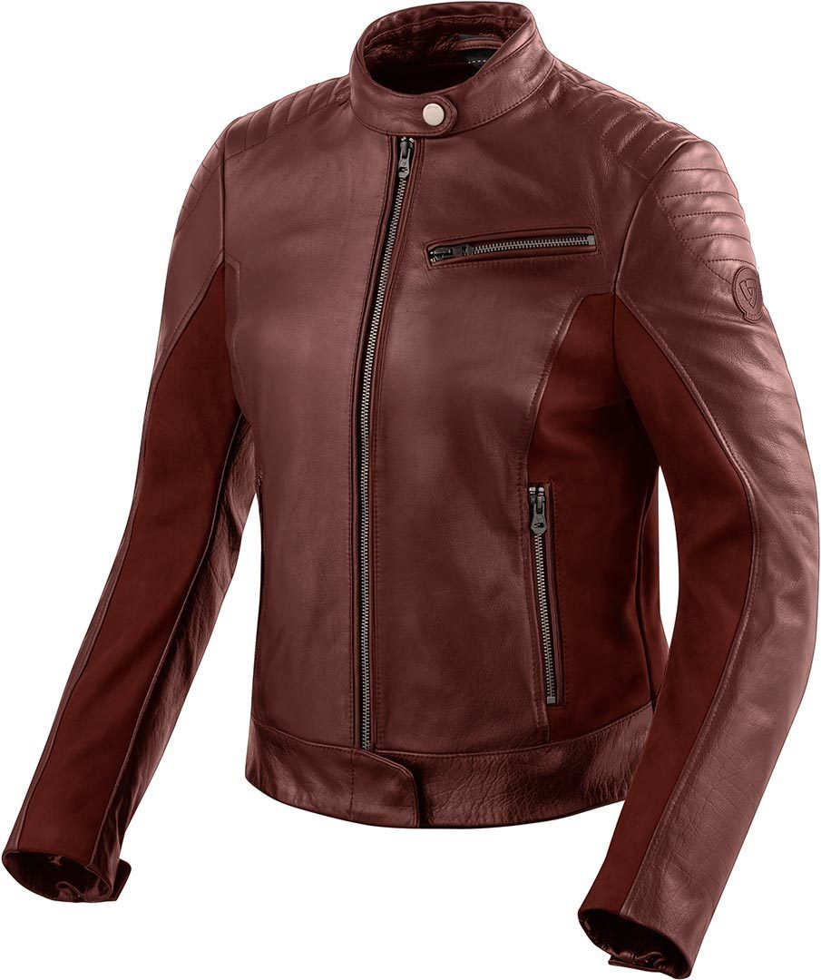 Revit Clare Ladies Damen Motorrad Lederjacke, rot, Gre 38, rot, Gre 38