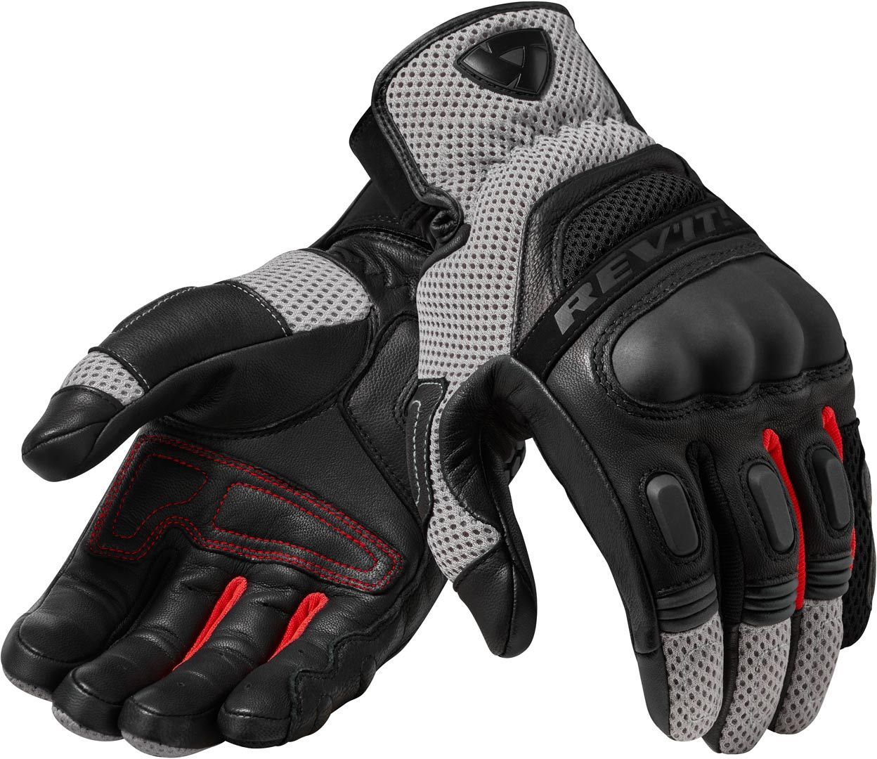 Revit Dirt 3 Motocross Handschuhe, schwarz-rot, Gre M, schwarz-rot, Gre M