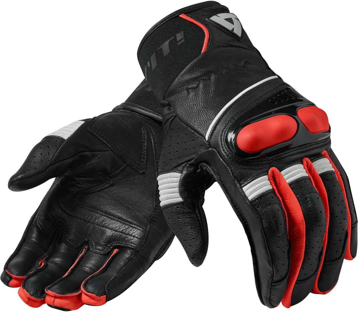 Revit Hyperion Motorradhandschuhe, schwarz-rot, Gre L, schwarz-rot, Gre L