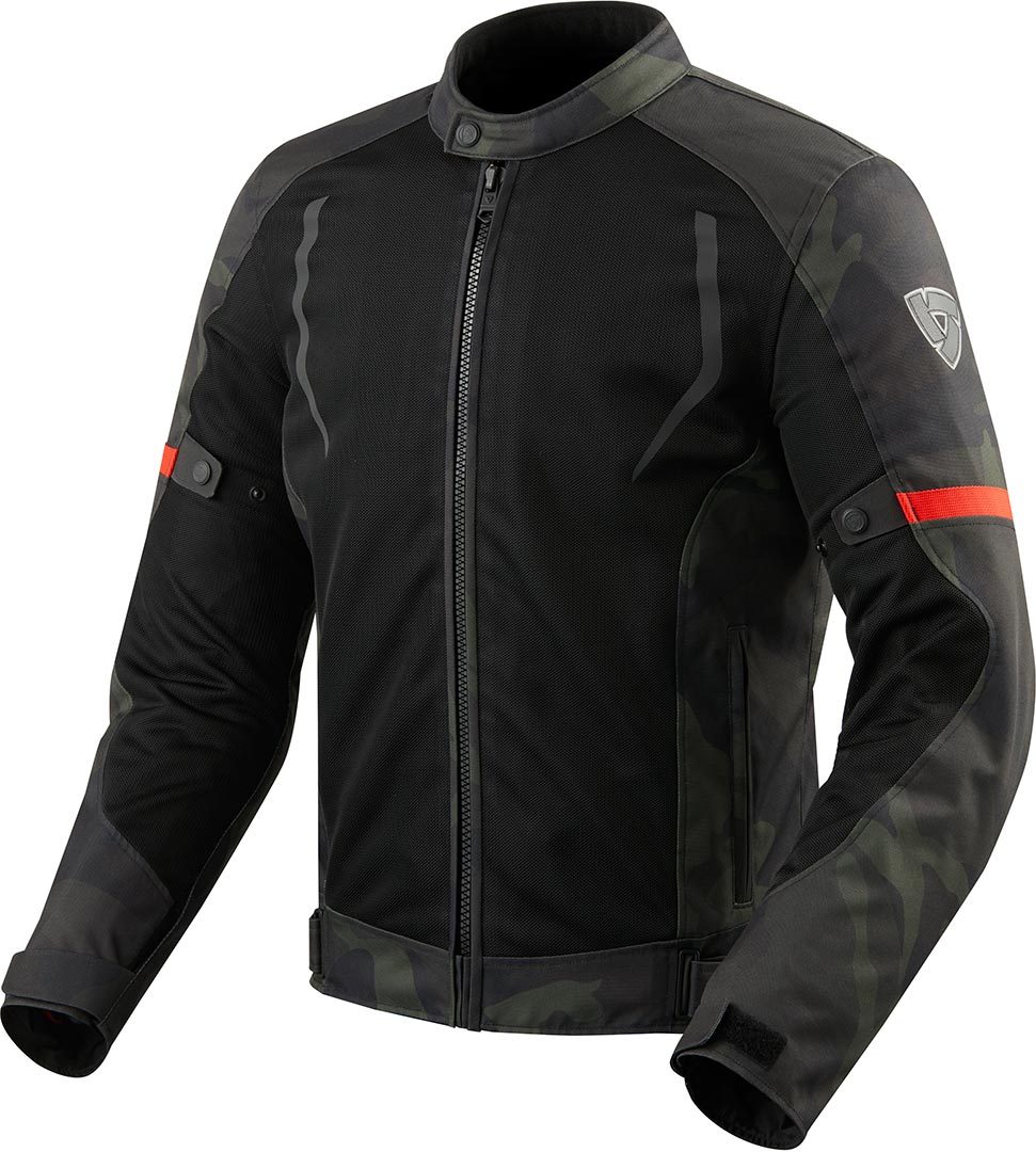 Revit Torque Motorrad Textiljacke, schwarz-grn, Gre M, schwarz-grn, Gre M