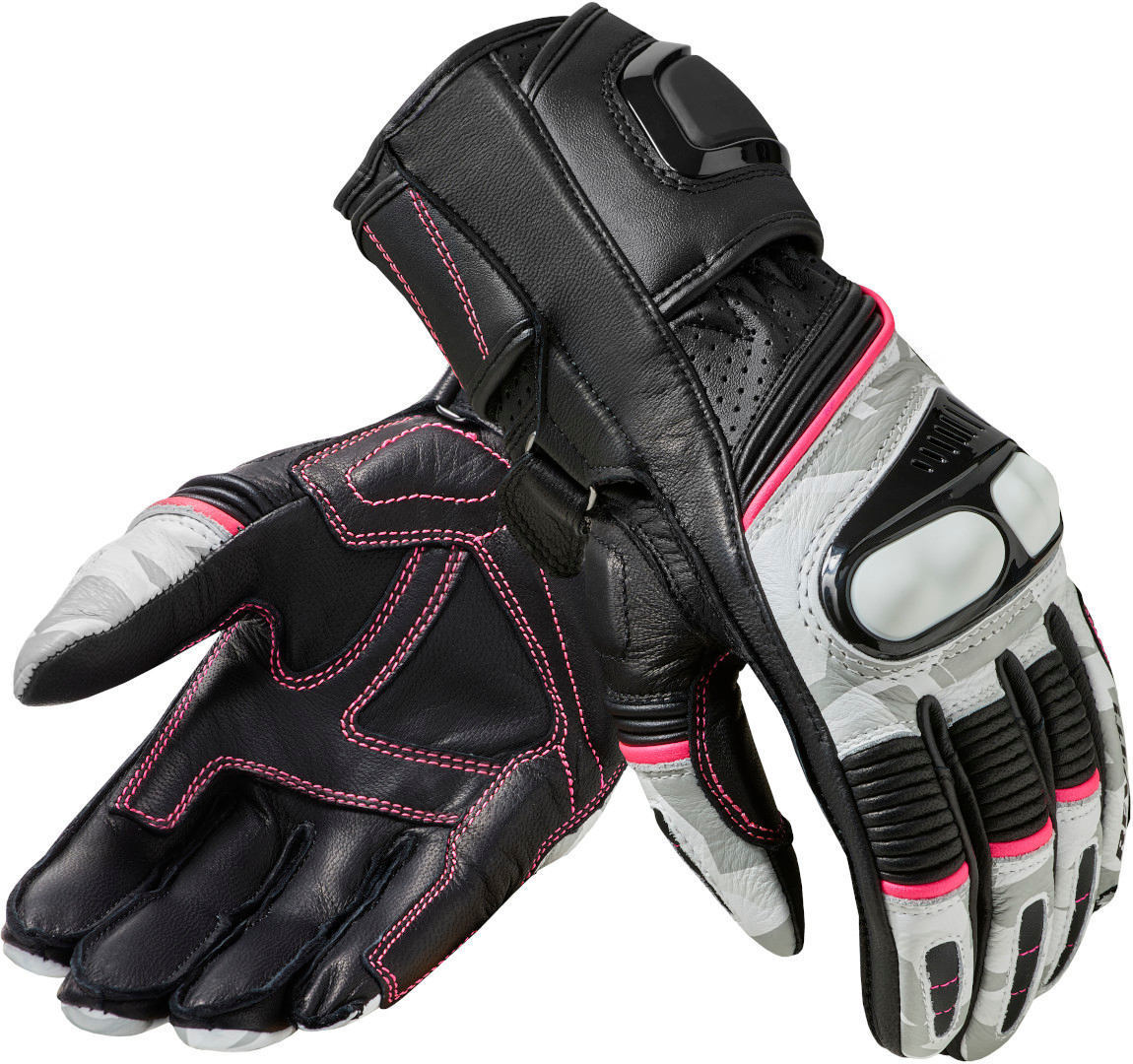 Revit Xena 3 Damen Motorradhandschuhe, schwarz-weiss-pink, Gre XL, schwarz-weiss-pink, Gre XL