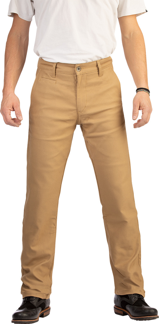 Rokker Sand Chino Motorrad Textilhose, beige, Gre 38, beige, Gre 38