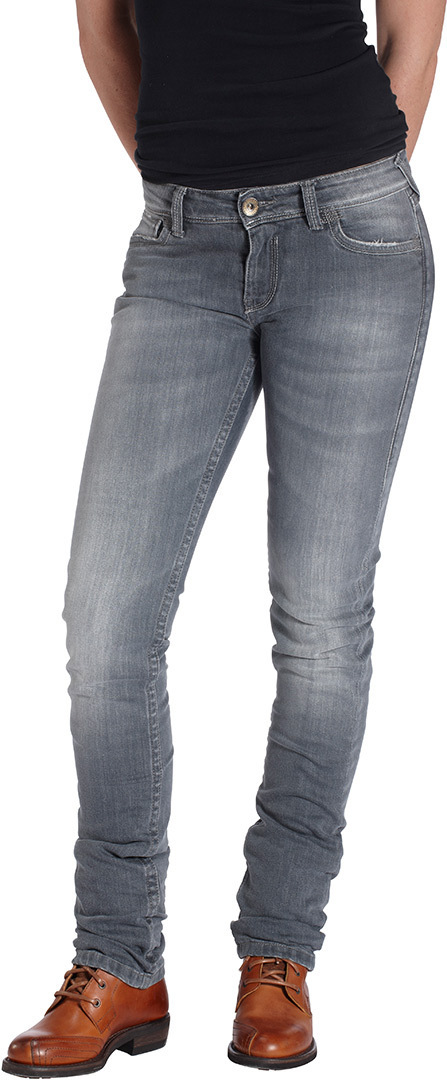 Rokker The Donna Grey Damenjeans, grau, Gre 27, grau, Gre 27