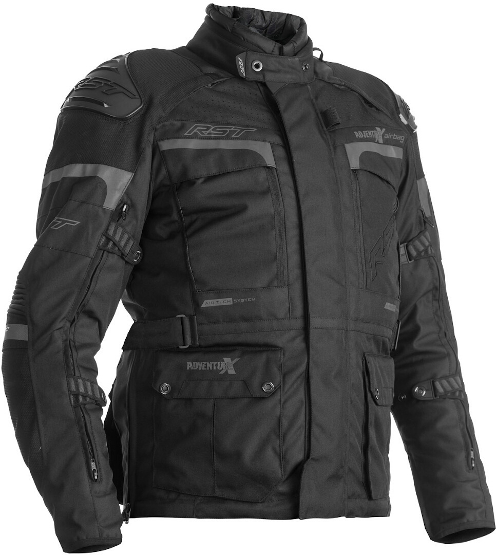 RST Adventure-X Airbag Motorrad Textiljacke, schwarz, Gre 56, schwarz, Gre 56