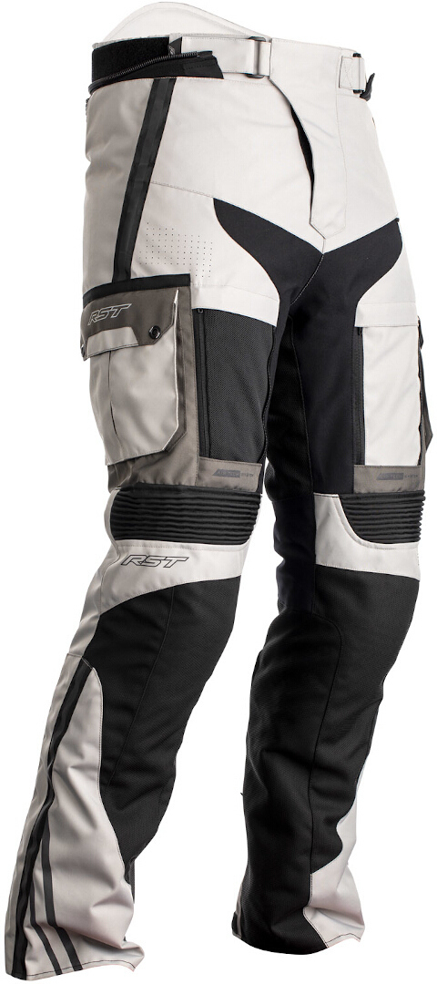 RST Pro Series Adventure-X Motorrad Textilhose, grau-weiss, Größe 42, grau-weiss, Größe 42