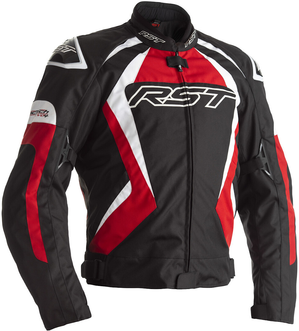 RST Tractech EVO 4 Motorrad Textiljacke, schwarz-rot, Gre 52, schwarz-rot, Gre 52