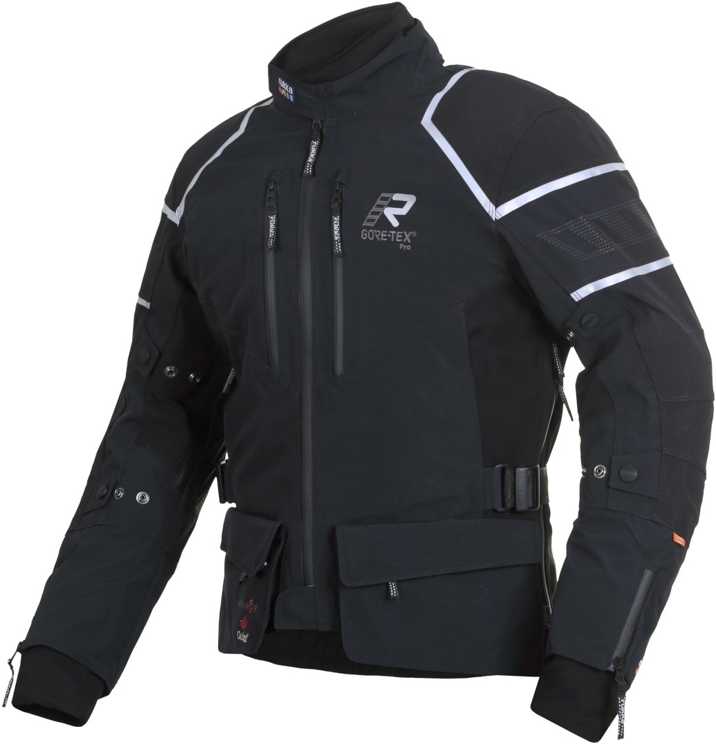 Rukka Exegal Gore-Tex Motorrad Textiljacke, schwarz-weiss, Gre 48, schwarz-weiss, Gre 48