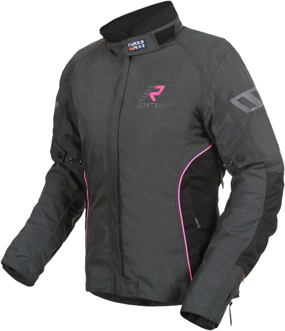 Rukka Hermia Gore-Tex Damen Motorrad Textiljacke, grau-pink, Gre 38, grau-pink, Gre 38