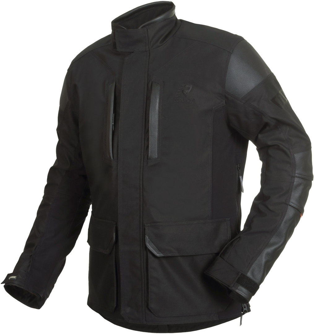 Rukka Melfort Gore-Tex Motorrad Textiljacke, schwarz-silber, Gre 54, schwarz-silber, Gre 54 unter Bekleidung