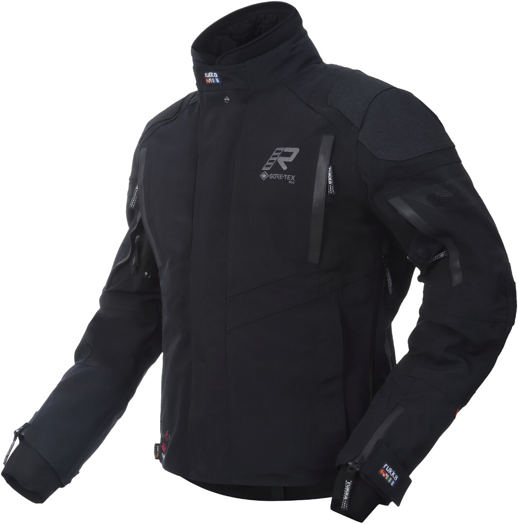 Rukka Shield-R Motorrad Textiljacke, schwarz, Gre 62, schwarz, Gre 62