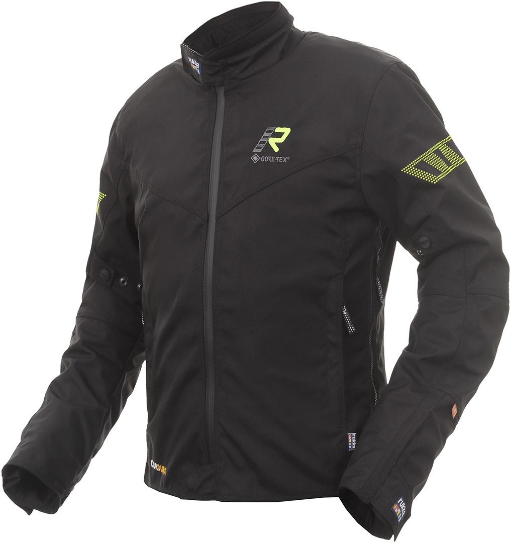 Rukka Start-R Motorrad Textiljacke, schwarz-gelb, Gre 48, schwarz-gelb, Gre 48