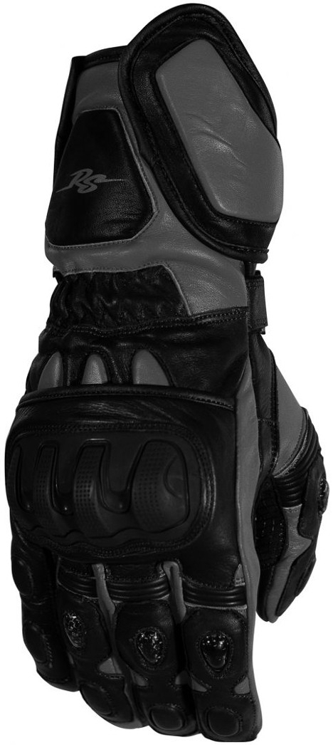 Rusty Stitches Marc Motorradhandschuhe, schwarz-grau, Gre L, schwarz-grau, Gre L