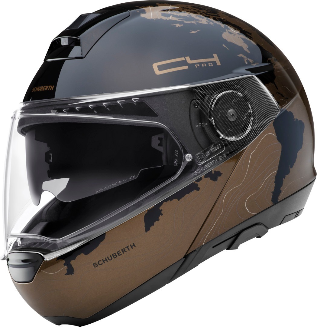 Schuberth C4 Pro Magnitudo Klapphelm, braun, Gre 53, braun, Gre 53