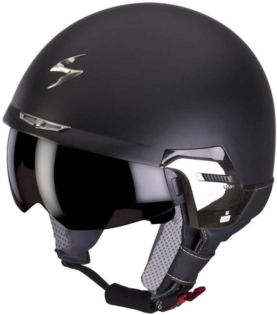 Scorpion Exo 100 Padova II Jet Helm, schwarz, Gre M, schwarz, Gre M unter Sturzhelme
