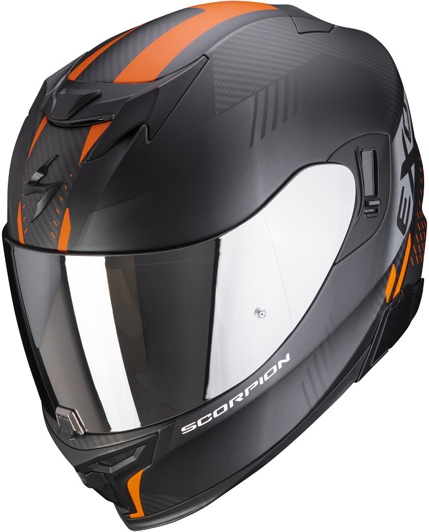 Scorpion EXO-520 Air Laten Helm, schwarz-orange, Größe 2XL, schwarz-orange, Größe 2XL