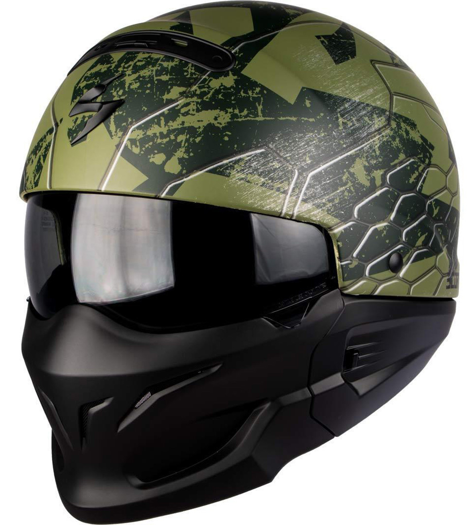 Scorpion Exo Combat Ratnik Helm, schwarz-grn, Gre M, schwarz-grn, Gre M