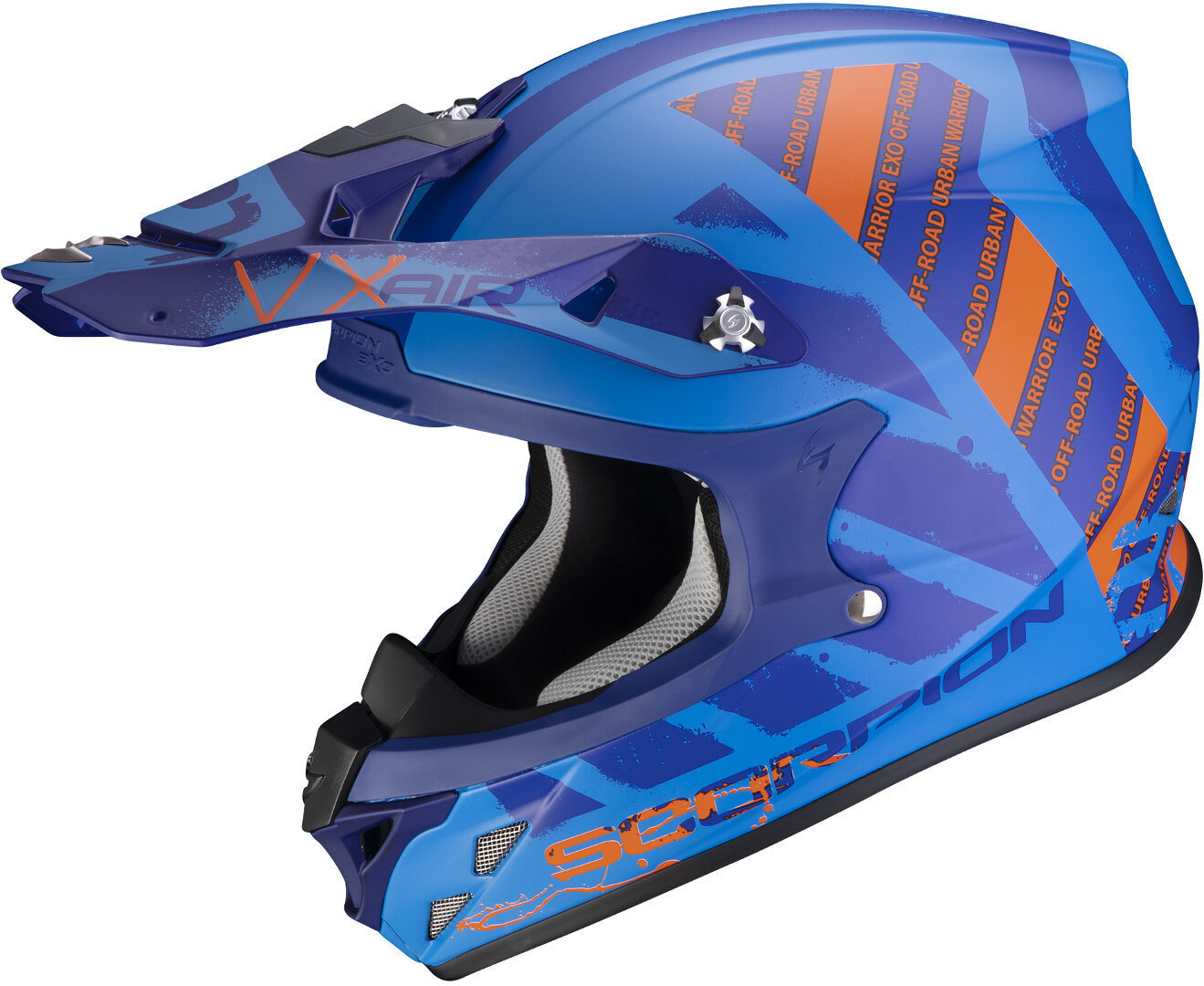 Scorpion VX-21 Air Urba Motocross Helm, blau-orange, Gre XS, blau-orange, Gre XS